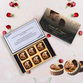 Personalised Leaves Design Printed Chocolates Wedding Return Gift