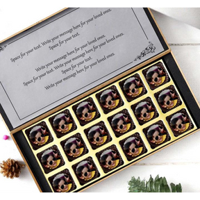 Personalised Dad Printed Chocolates With Dad And Son