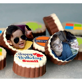 Personalised Best Dad Printed Chocolates For Father's Day