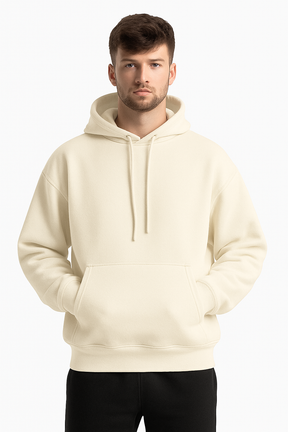 Non-zipper Dropshoulder Hoodie, 430gsm