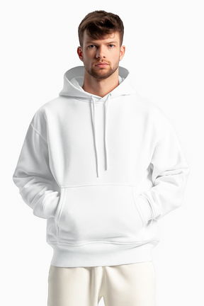 Non-zipper Dropshoulder Hoodie, 430gsm