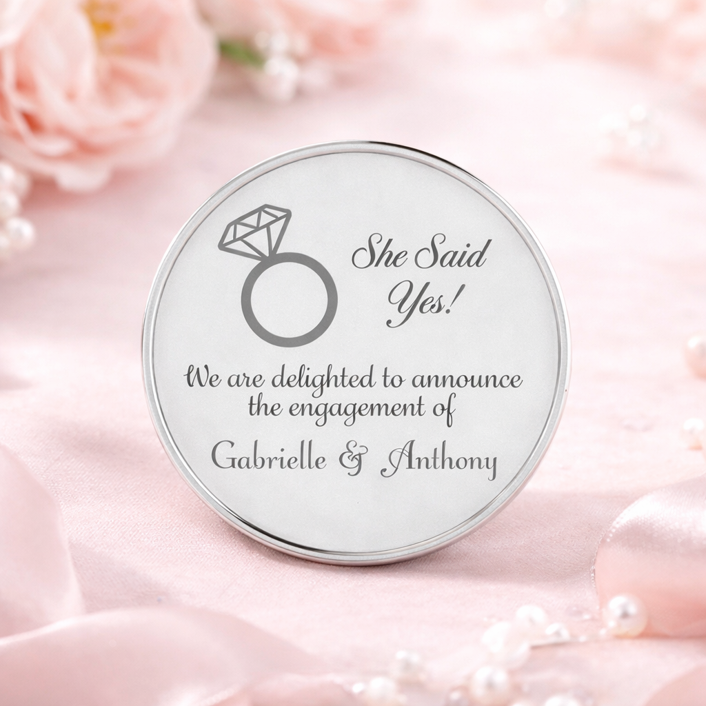 Royal Engagement Silver Coins