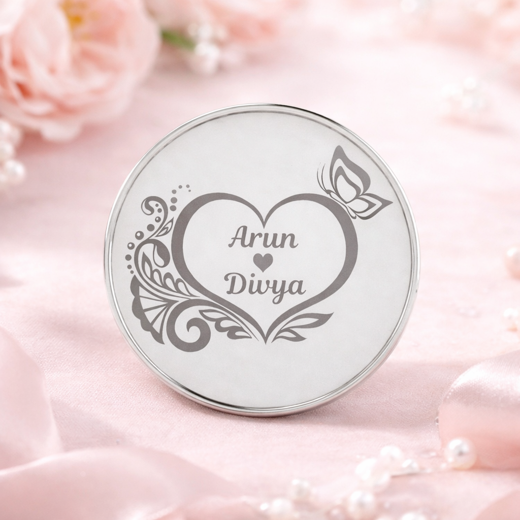 Customized Lovely Love Silver Coin