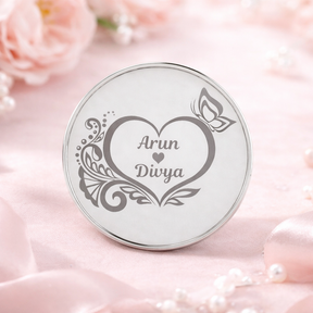Customized Lovely Love Silver Coin