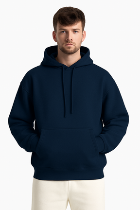 Non-zipper Dropshoulder Hoodie, 430gsm