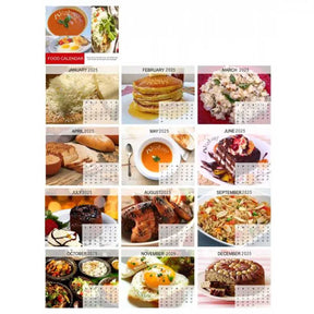 Personalised Calendar For a Big Foodie