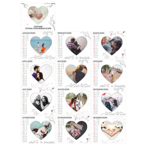 Personalised You and Me Calendar