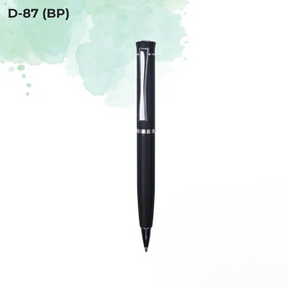 Everyday Ball Pen Collection Black Silver Clip Metal Pen (D-87 BP)