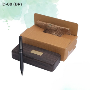 Everyday Ball Pen Collection Classic Black Chrome Metal Pen (D-88 BP)