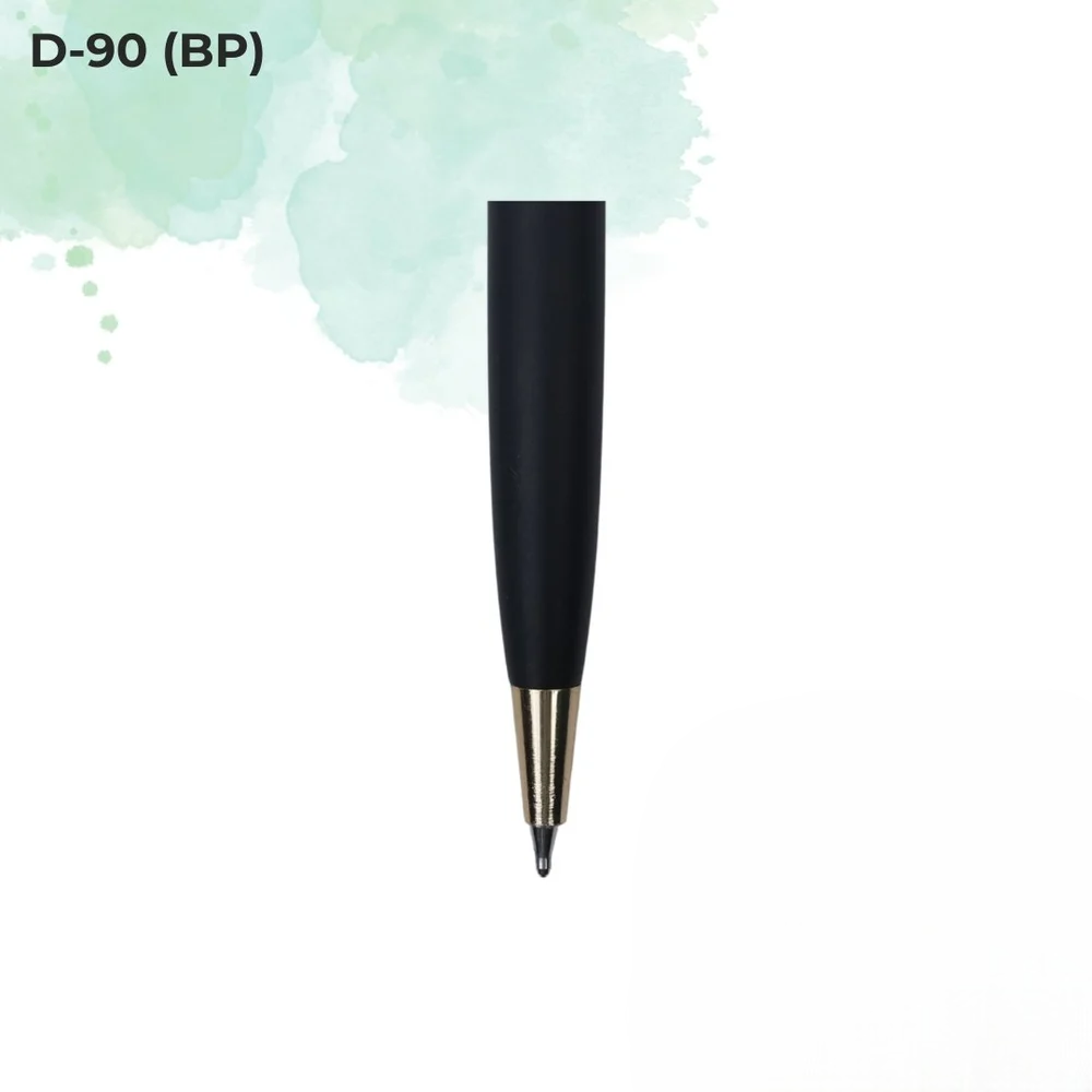 Everyday Ball Pen Collection Gold Accent Slim Metal Pen (D-90 BP)