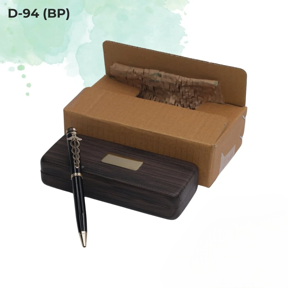Professional Collection Classic Gold Emblem Metal Pen (D-94 BP)