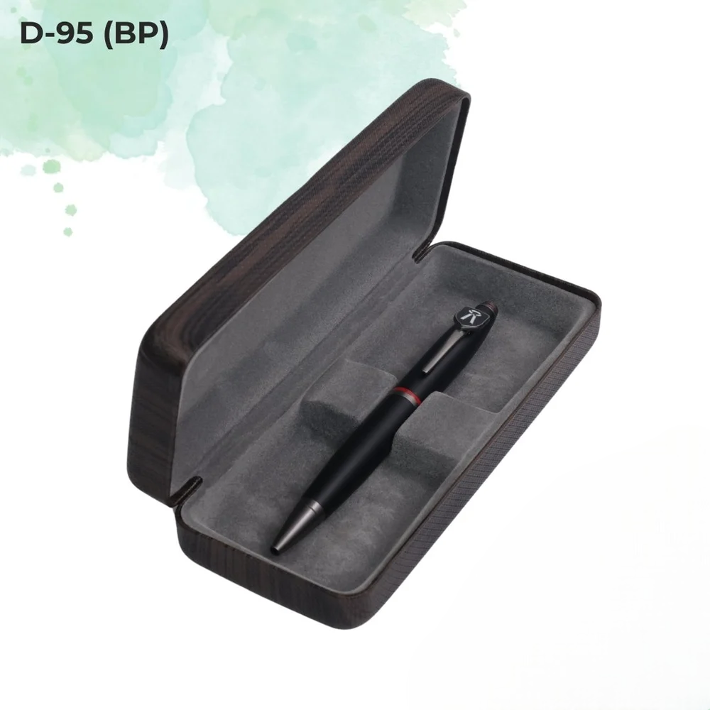 Professional Collection Black Red Accent Metal Pen (D-95 BP)