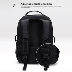 Urban Wolf Delta-Black Laptop backpack (BLACK)