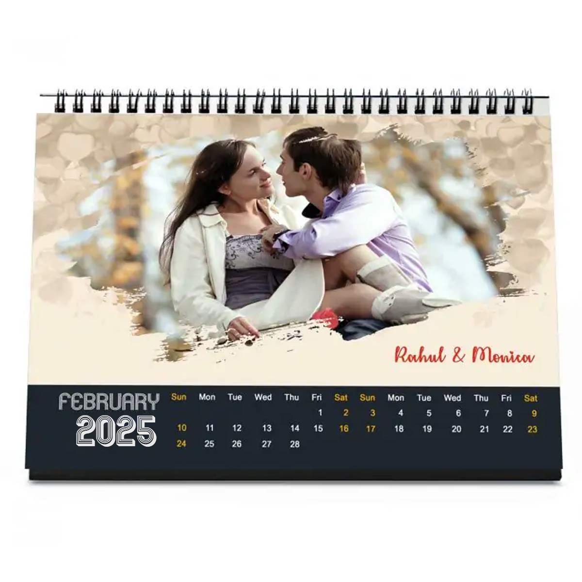 Personalized You & Me Forever Photo Calendar Gift For Valentine's Day 3