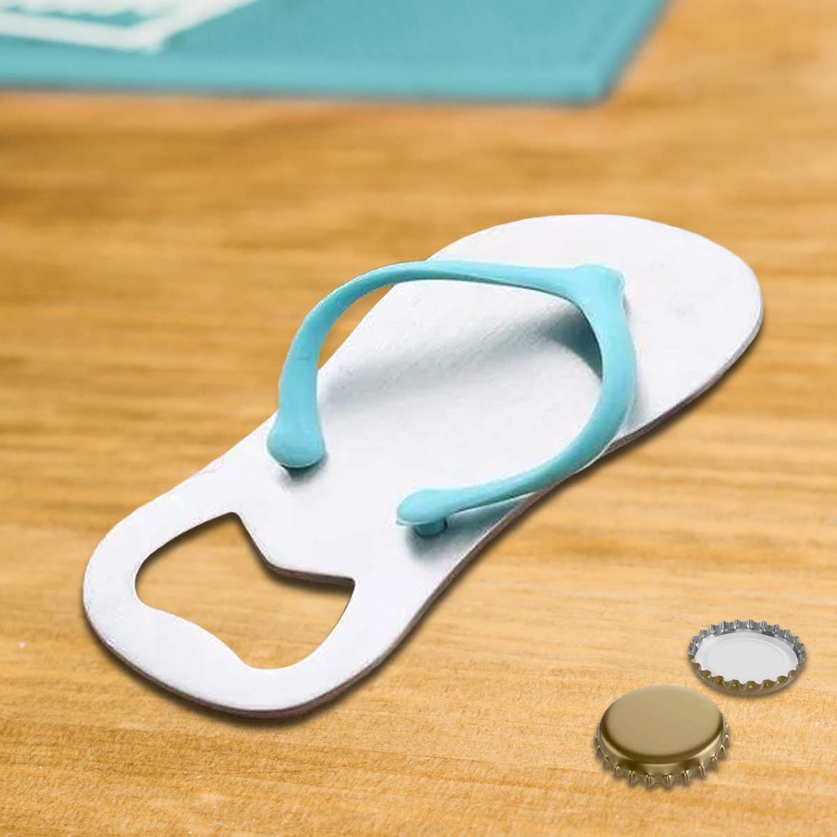 Flip Flop Shaped Metal Bottle Opener