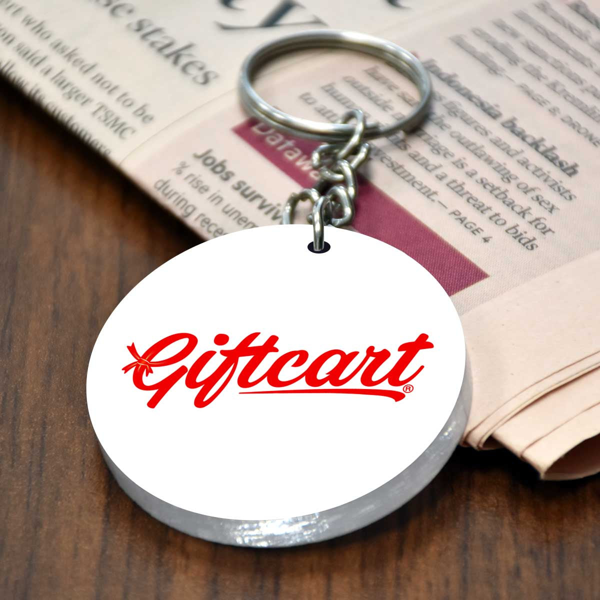 Personalised Round  Acrylic Keychain (Bulk/Corporate Orders Only)