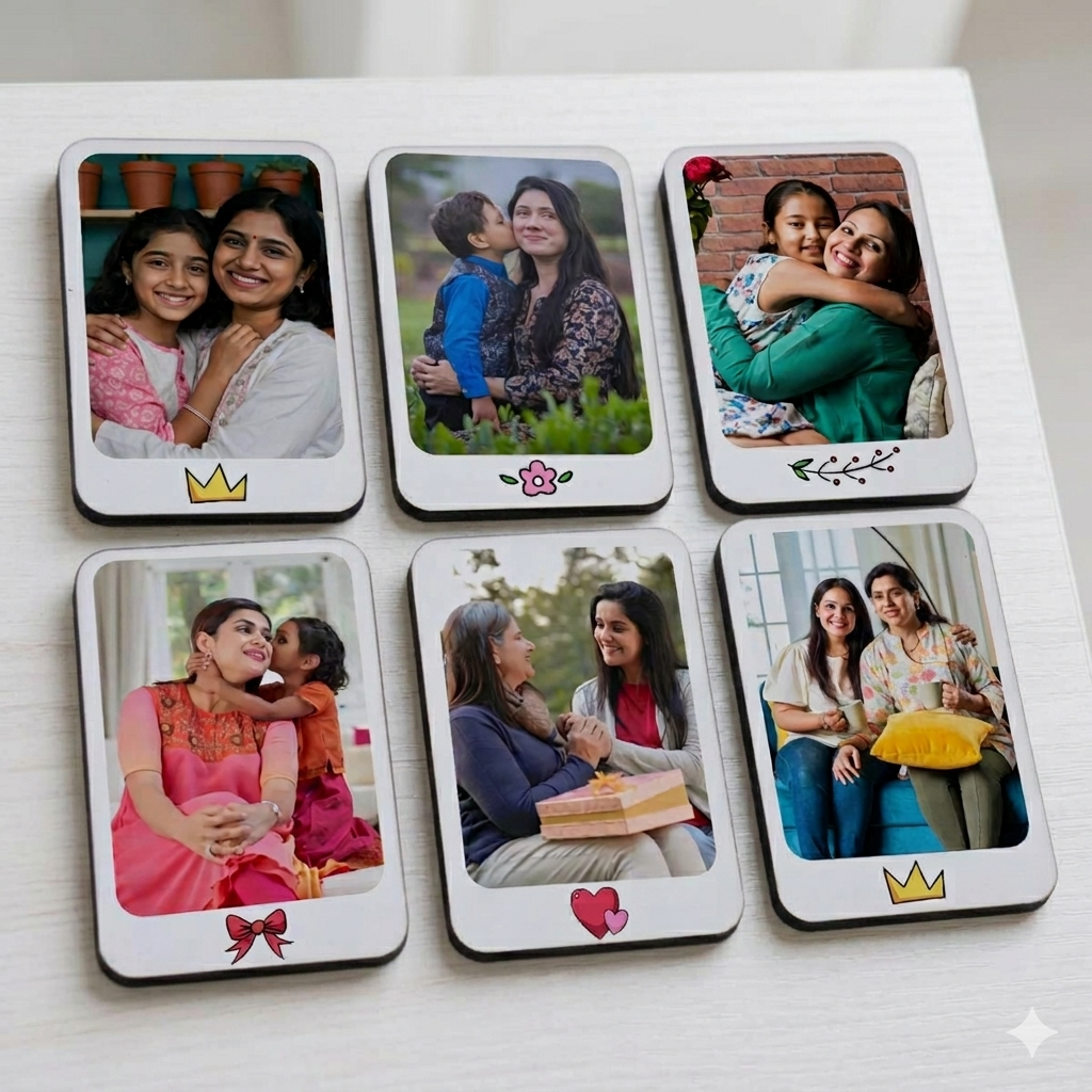 Personalized Classic Fridge Magnetic Gift Set for Women, Mom, Wife, Sister