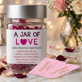Personalised Full Of Love Jar Gift