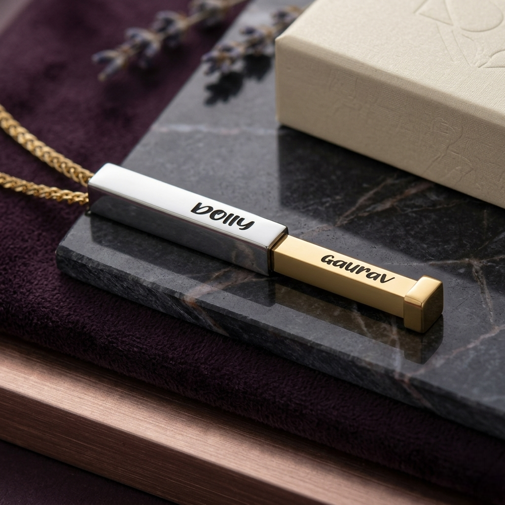Personalized Couple Name Necklace