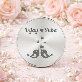 Custom Cute Couple Wedding Coin