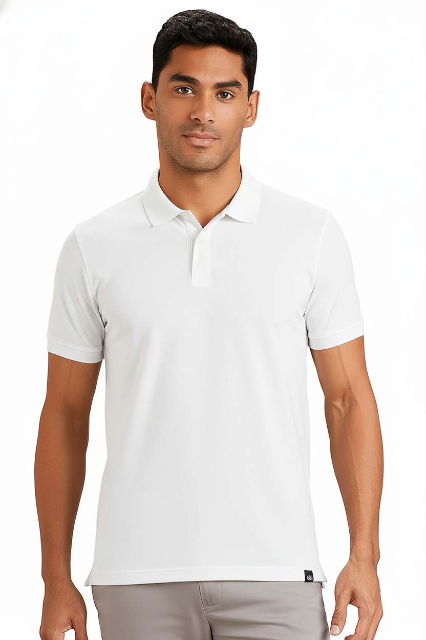Cotton Matty Polo neck, 220gsm, 88% Cotton, 12% Polyester