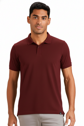 Cotton Matty Polo neck, 220gsm, 88% Cotton, 12% Polyester
