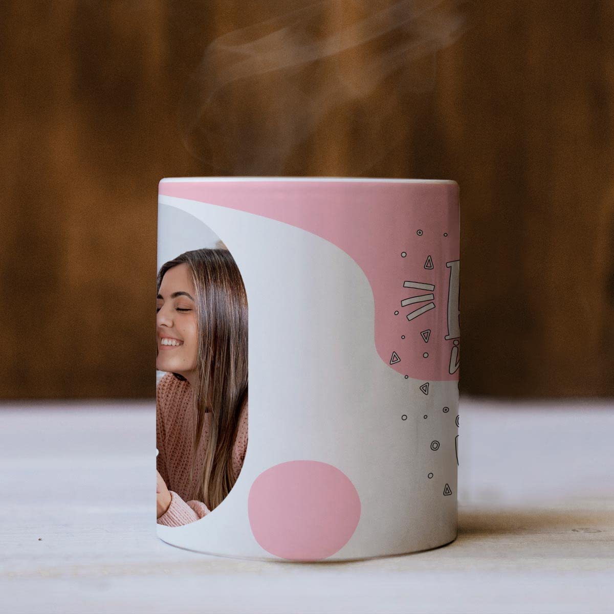 Personalized Mom Photo Ceramic Coffee Mug Gift For Mother's Day