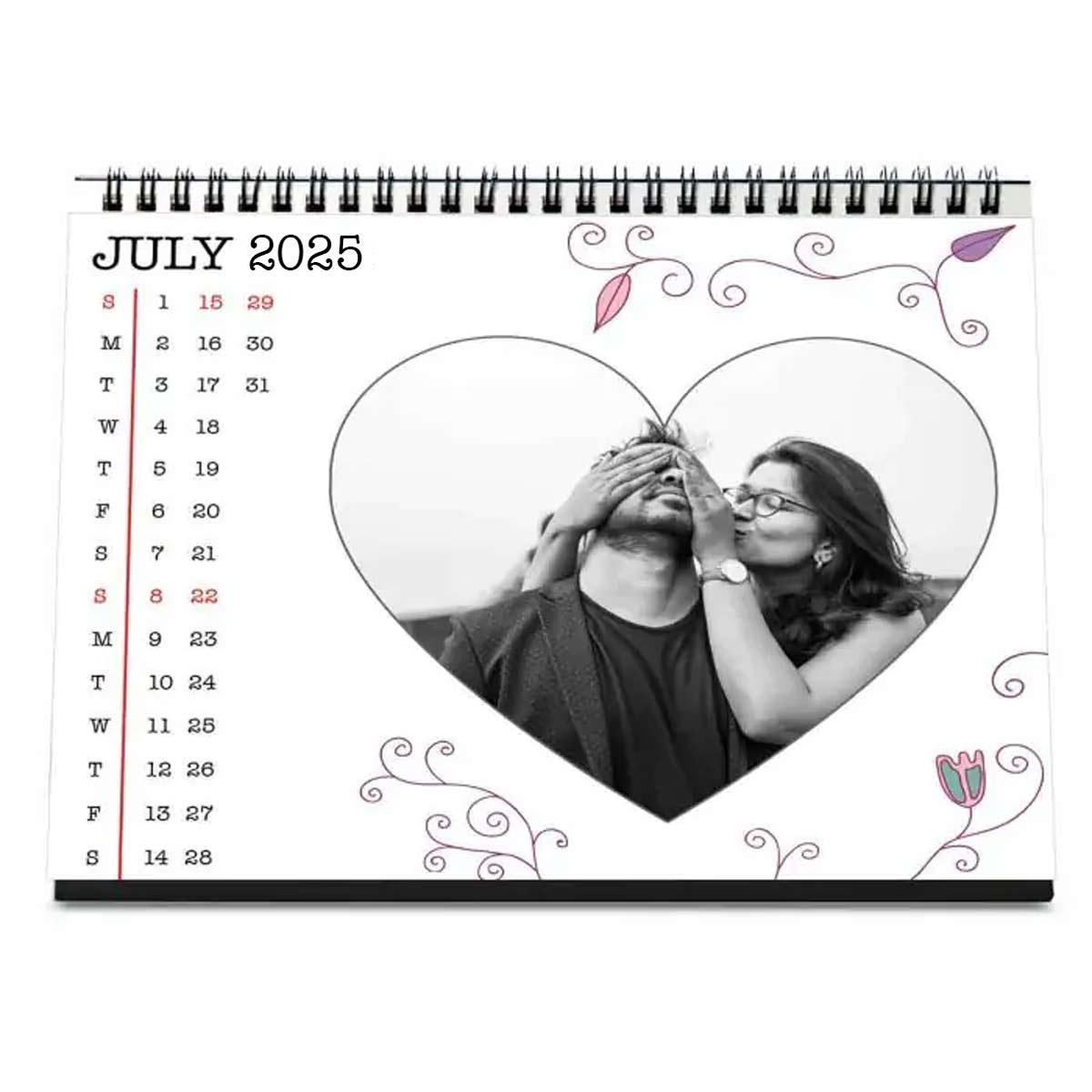 Personalised You and Me Calendar