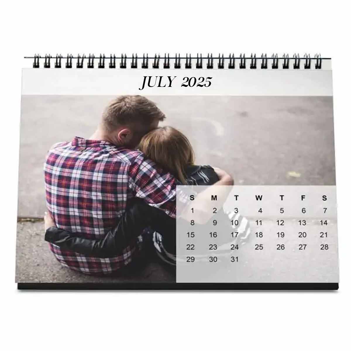 Personalized Desk Photo Calendar Gift For Valentine's Day 8