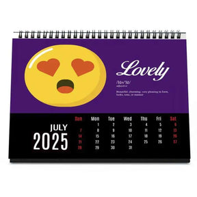 Personalised Emojinal Calendar