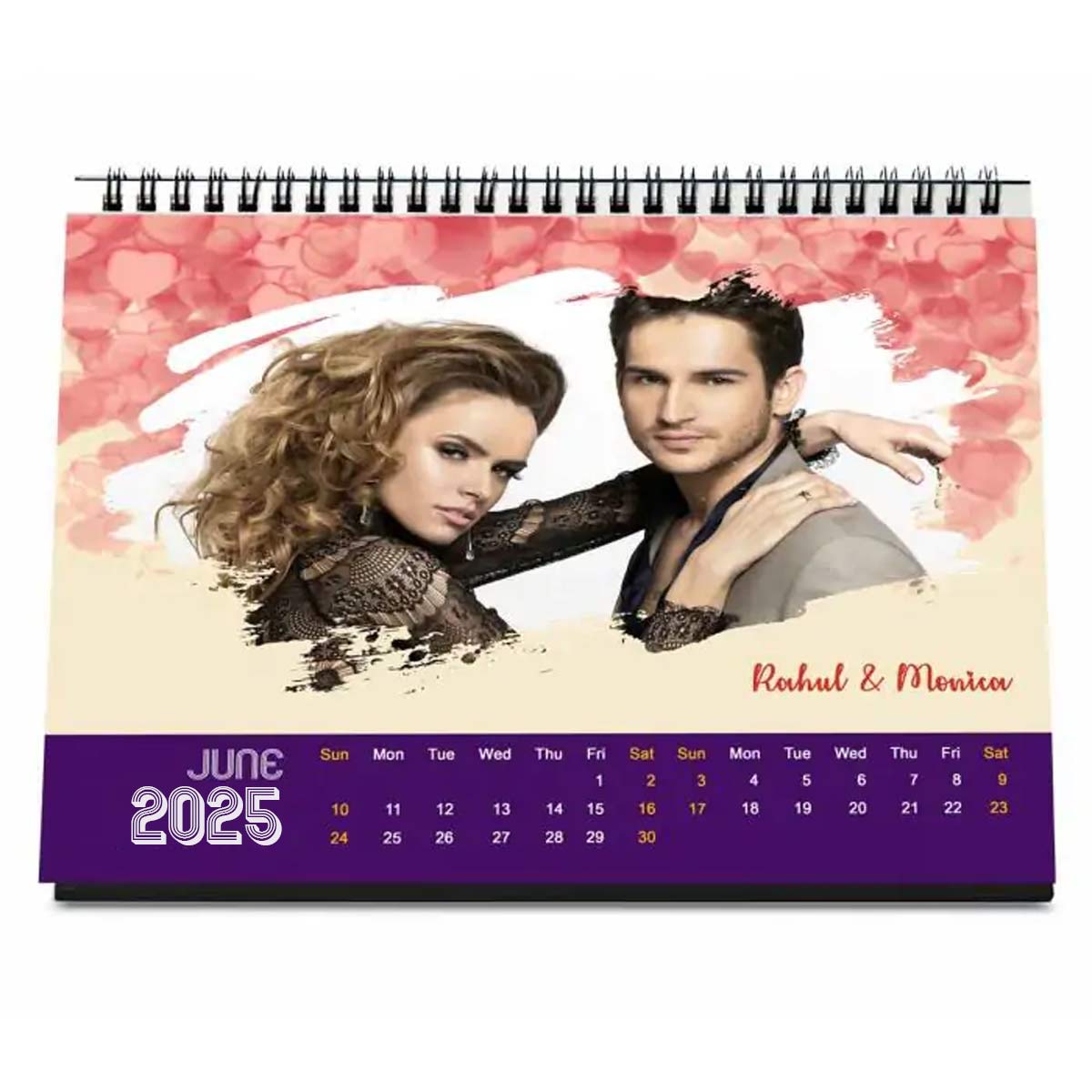 Personalized You & Me Forever Photo Calendar Gift For Valentine's Day 7