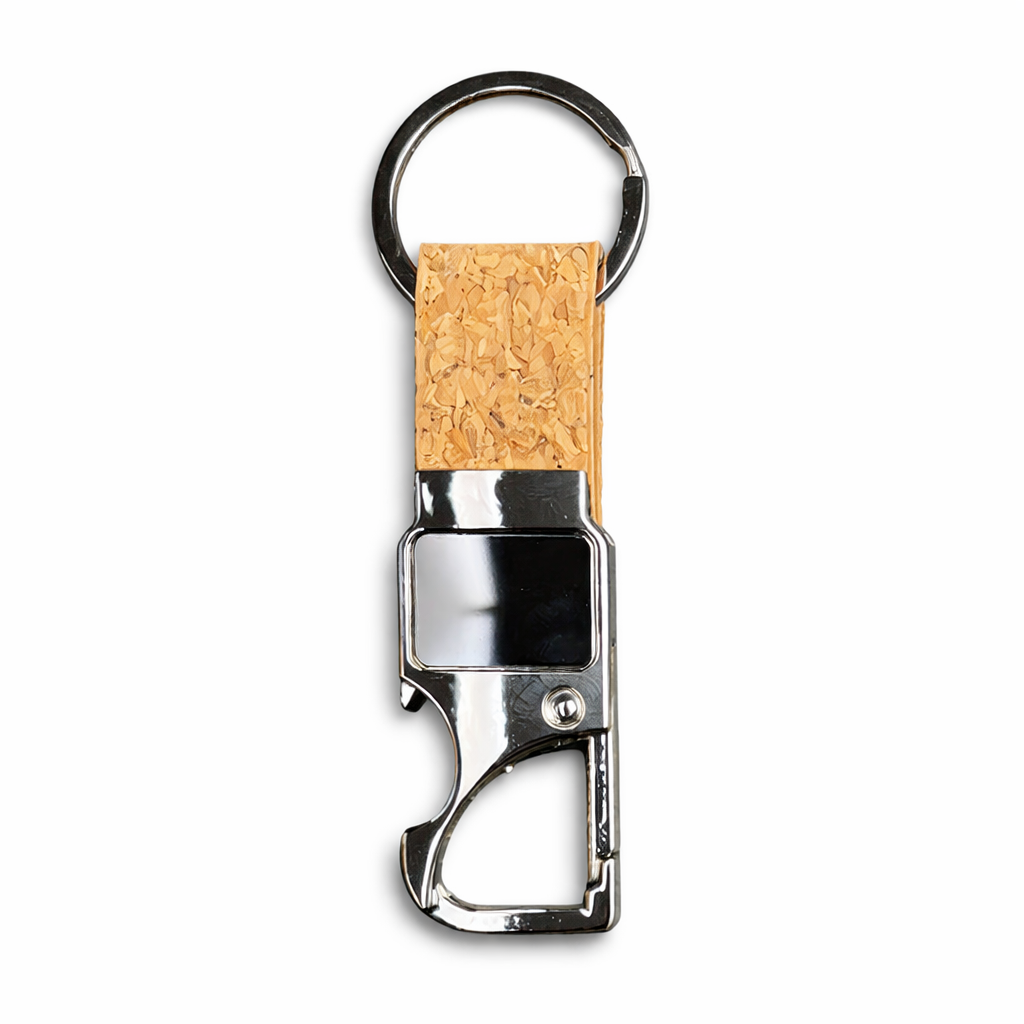 Cork keychain-Beige