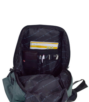 Laptop Backpack 28L With Anti-Theft Compartment, Grey & Black