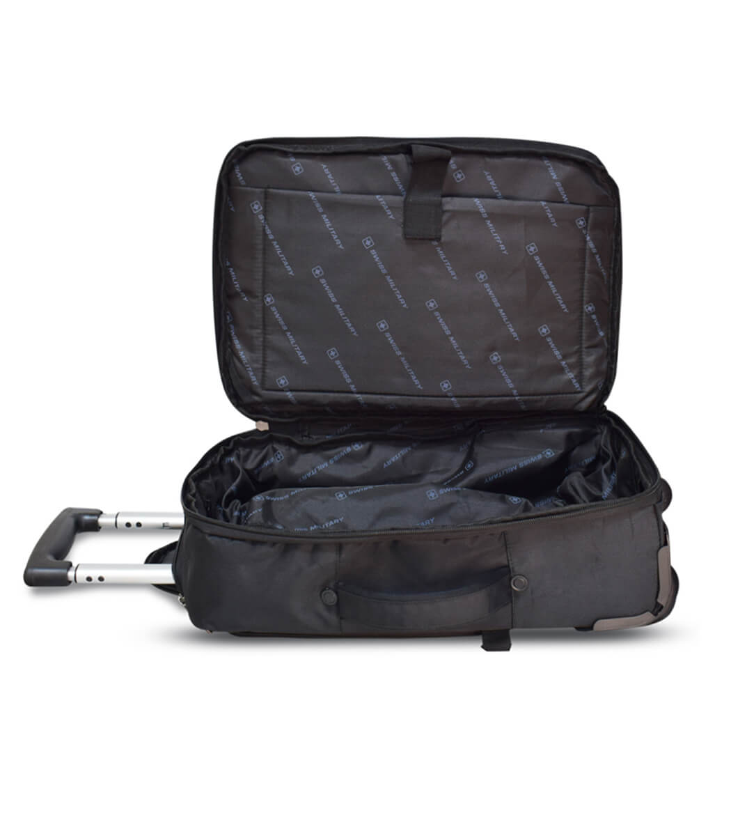 THAMES Polyester 43 Litre Overnighter Laptop Roller Case , Overnight  Business Trolley Bag , Laptop Trolley Expandable Cabin & Check-in Set 4  Wheels - 14 inch Black - Price in India | Flipkart.com