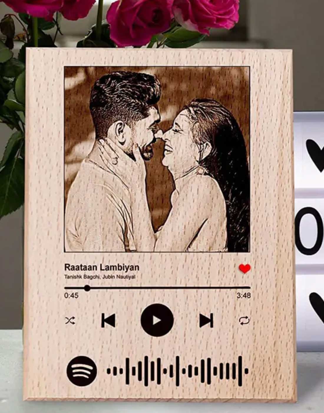 Spotify Wooden Plaque