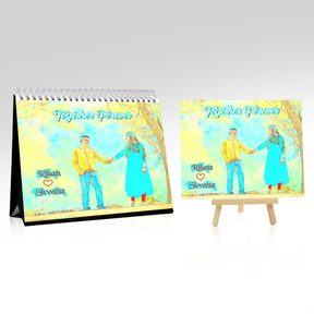 Personalised Coloured Pencil Sketch Calendar