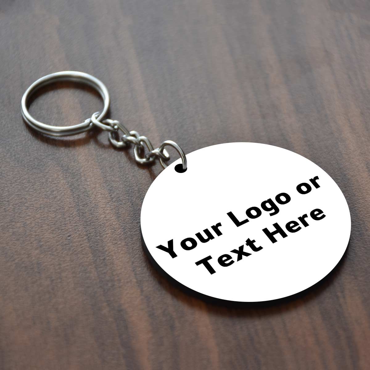 Personalised Round MDF Keychain (Bulk/Corporate Orders Only)