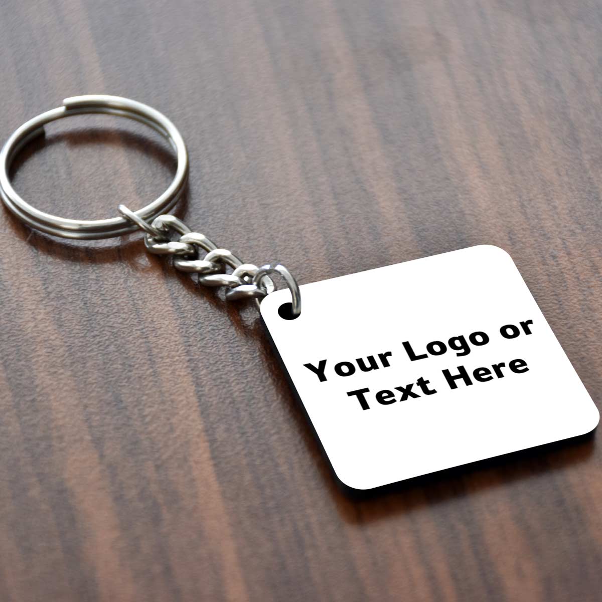 Personalised Square MDF Keychain (Bulk/Corporate Orders Only)