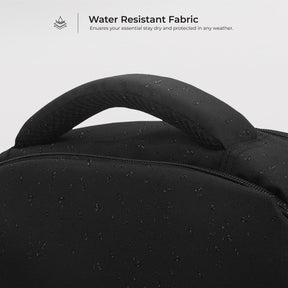 URBAN WOLF Business Casual 30L Dual Compartment Water Resistant Laptop Backpack (BLACK)