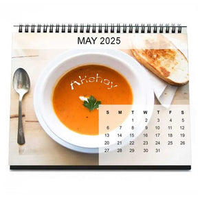 Personalised Calendar For a Big Foodie