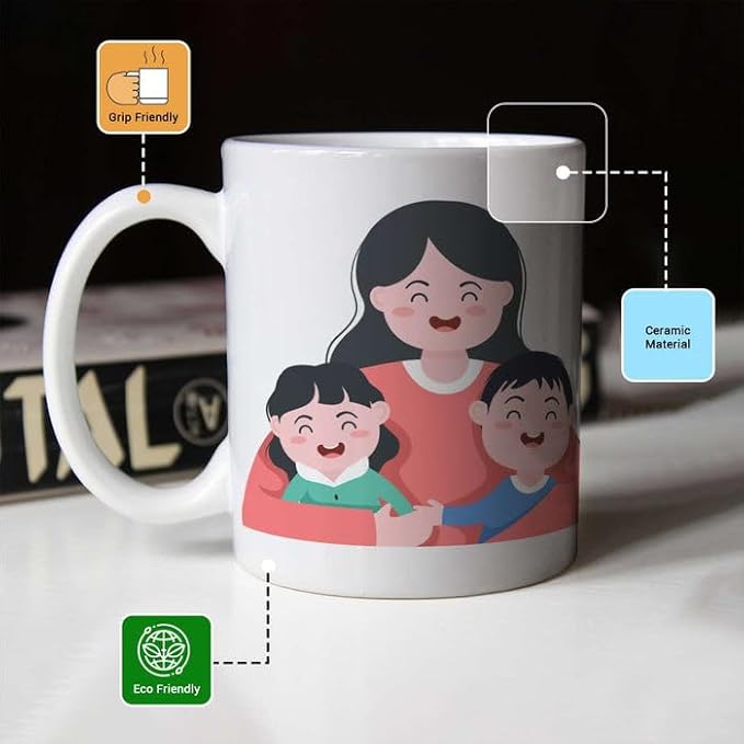 Dear Mom Coffee Mug Gift For Mother's Day, Birthday