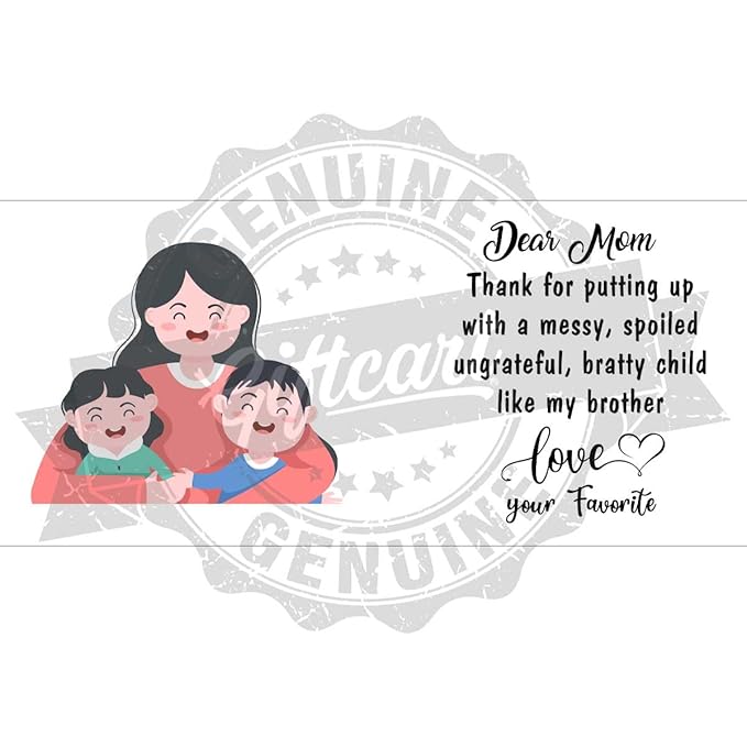 Dear Mom Coffee Mug Gift For Mother's Day, Birthday