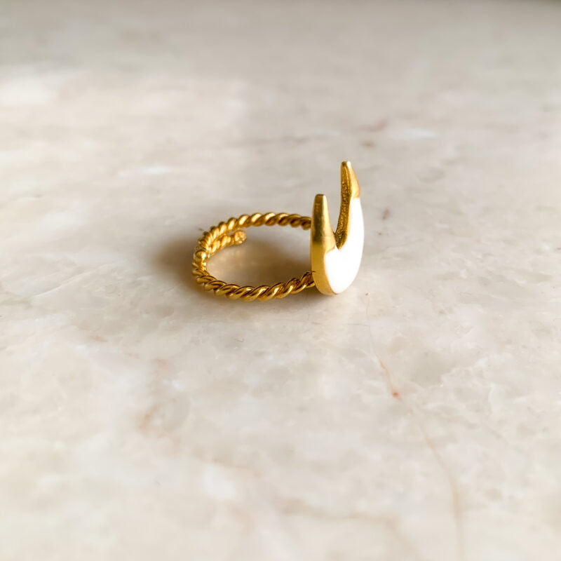 Moon Adjustable Ring