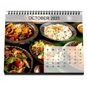 Personalised Calendar For a Big Foodie