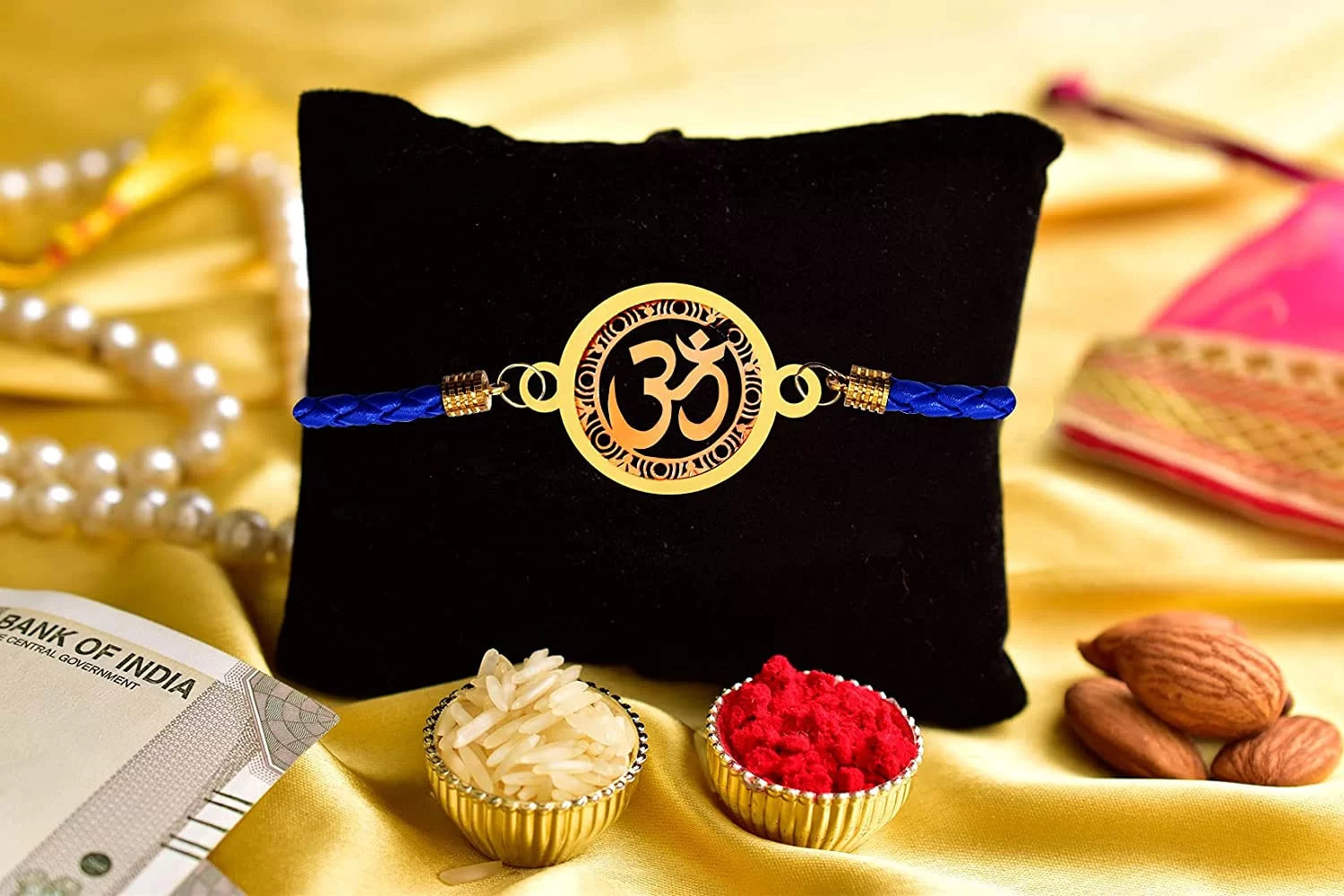 Personalized Photo Frame and Gold Plated Rakhi