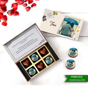 Propose Day Unique Personalised Photo Chocolate