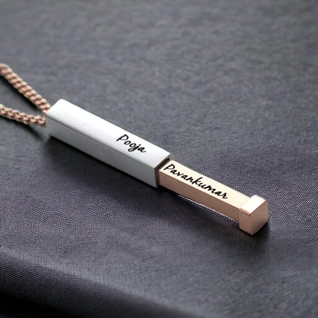 Personalized Couple Name Necklace