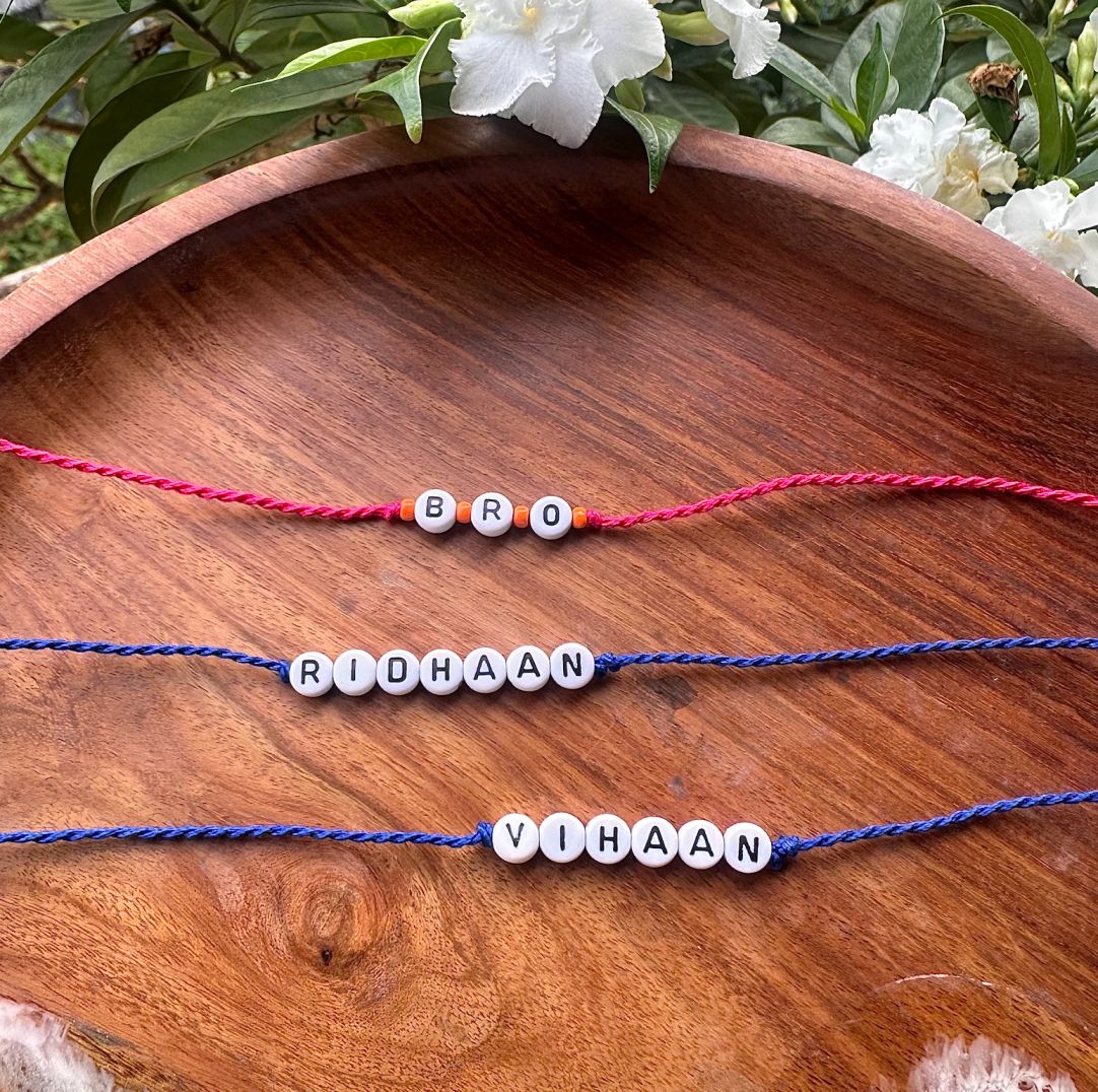Make your Own Name Beads Bracelet