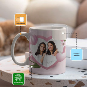 Personalized Forever Moments Ceramic Coffee Mug Gift For Mom
