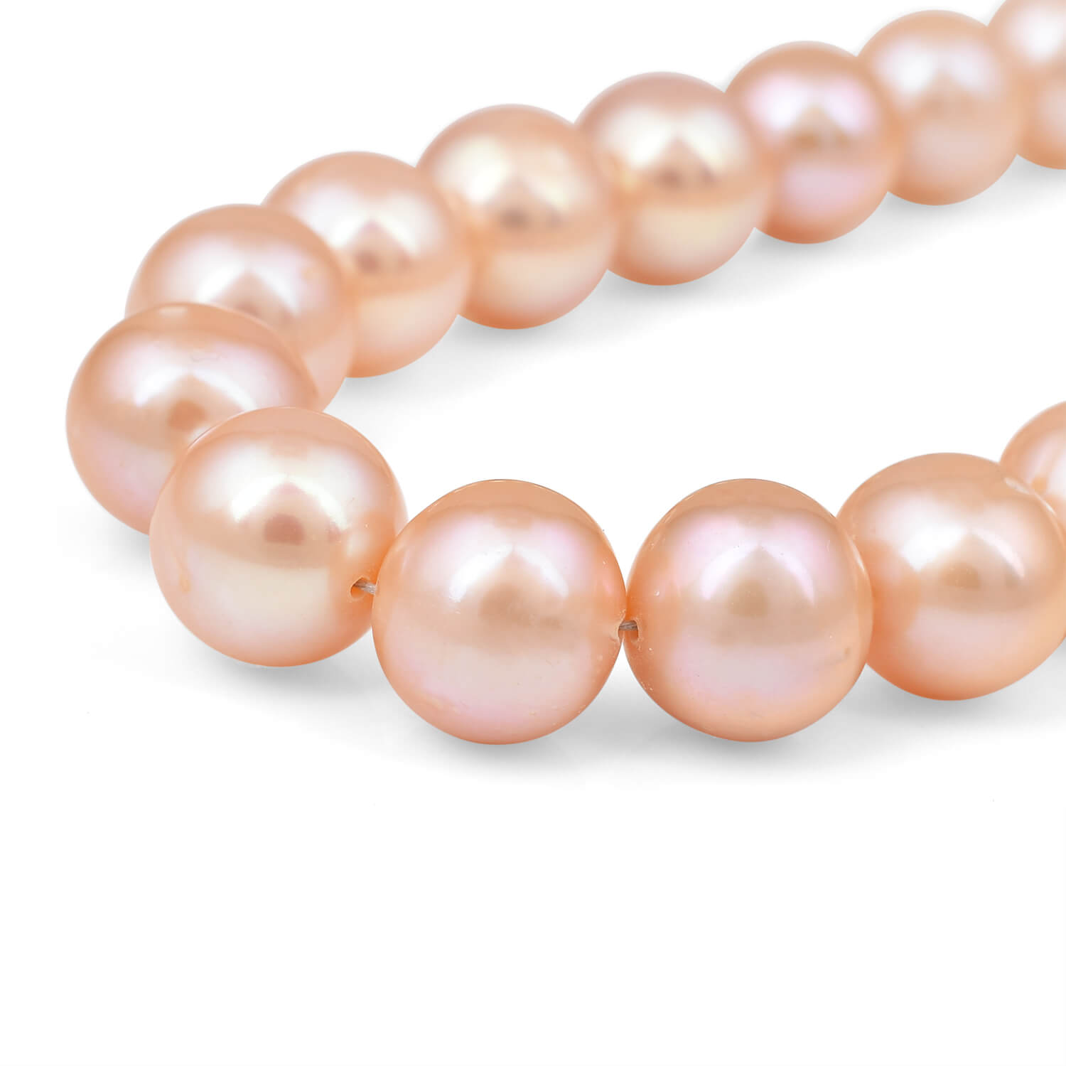 Rose Gold Beaded & Freshwater Pearl Bracelet - Knight and Day Jewellery